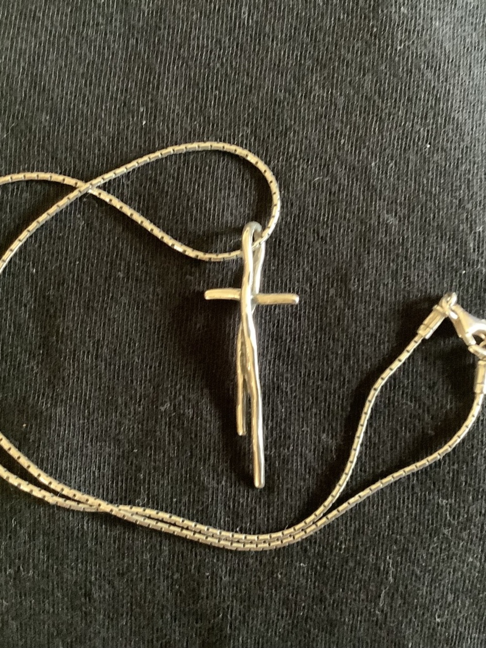 Silpada Great Impressions Twisted Twig Cross Pendant (N1483)